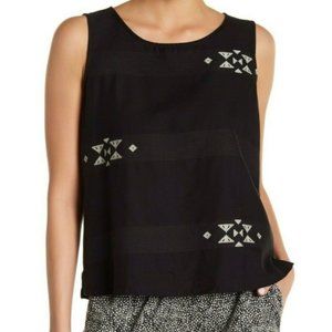 Eileen Fisher Geometric Knit Tank